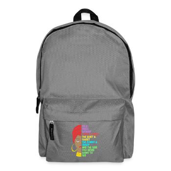 Sternzeichen Jungfrau - Rucksack - Mittelgrau - Vorne