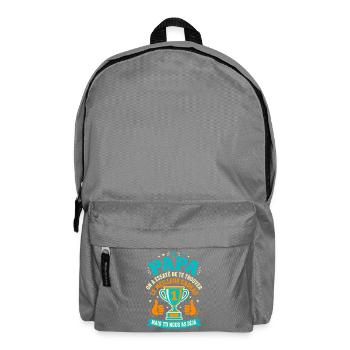 Papa Meilleur Cadeau C'est Nous Humour - Sac à dos - gris éléphant - Devant