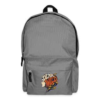 Denk Wild - Rucksack - Mittelgrau - Vorne