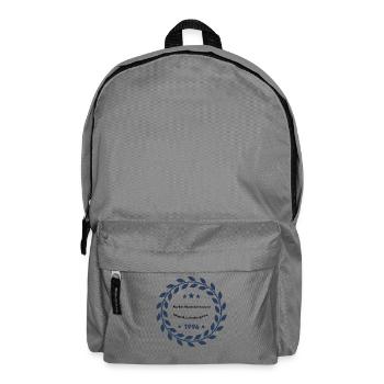 Vintage Lorbeerkranz 1996 Emblem, 30. Geburtstag  - Rucksack - Mittelgrau - Vorne