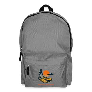 Signal Lost Peace Found – Canoe Outdoor - Backpack - elephant grey - Front