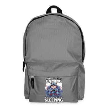 Weekend gaming: Sleep probability - Backpack - elephant grey - Front