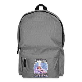 Weekend Gaming Sleep Mode Sloth - Backpack - elephant grey - Front