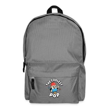 Lustiger Opa, der coolste Papa - Rucksack - Mittelgrau - Vorne