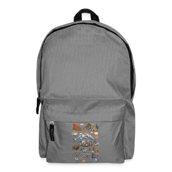 Colorado | Rockies, Ski & Outdoor - Backpack - elephant grey - Front