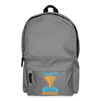Insurance Agent Inconveniences Funny Insurance - Backpack - elephant grey - Front