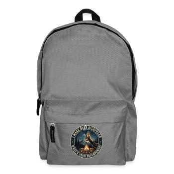 I Make Beer Disappear Craft Beer - Backpack - elephant grey - Front