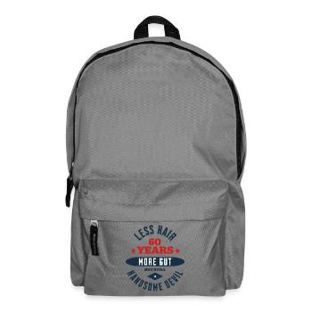 60th Birthday Devil - Backpack - elephant grey - Front