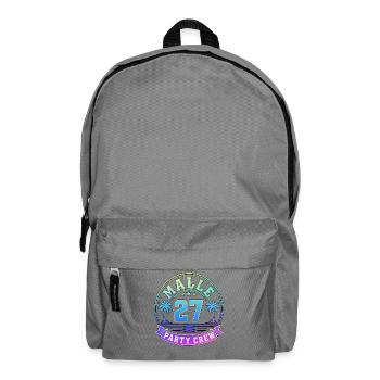 Malle 2027 Party Crew Mallorca Holiday Group - Backpack - elephant grey - Front
