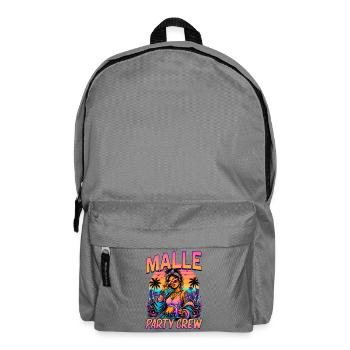 Malle Party Crew Summer Holiday Party - Backpack - elephant grey - Front