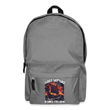 Viking Shipyard Fire Sky - Backpack - elephant grey - Front