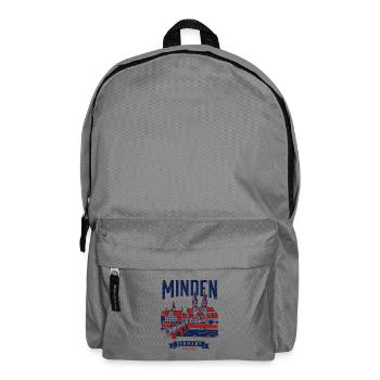 Cathedral Minden Germany City Skyline Historic - Backpack - elephant grey - Front