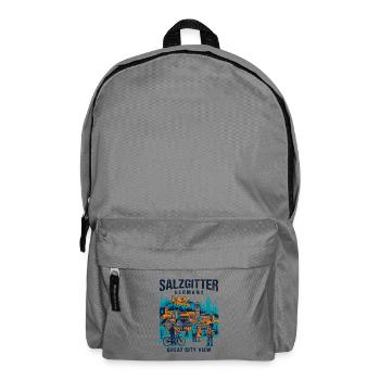 Salzgitter Germany Great City View Skyline - Backpack - elephant grey - Front