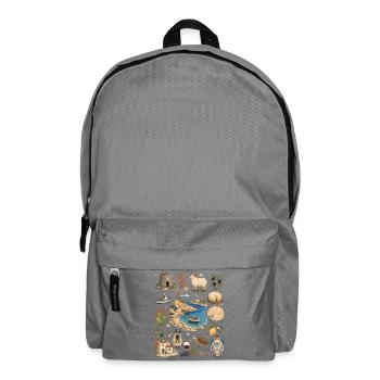 Sardinia | Coast, Nuraghi & Pleasure - Backpack - elephant grey - Front