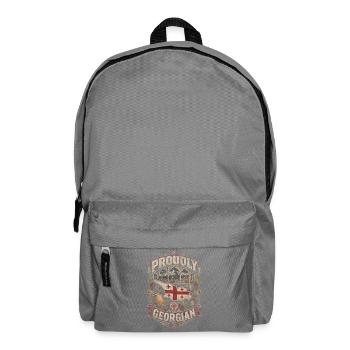 Géorgie Géorgienne Tbilissi Sakartvelo - Sac à dos - gris éléphant - Devant