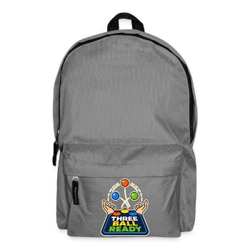 THREE BALL READY - Rucksack - Mittelgrau - Vorne