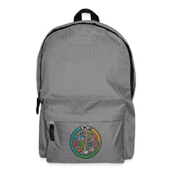 Erstklassig Schulkind 2026 | Einschulung - Rucksack - Mittelgrau - Vorne