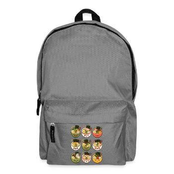 Kawaii Ramen | Japanese cuisine - Backpack - elephant grey - Front