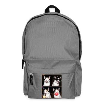Katzen Japanese Bobtail Katze - Rucksack - Mittelgrau - Vorne