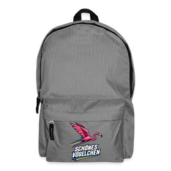 Schönes Vögelchen (Geometrische Version) - Rucksack - Mittelgrau - Vorne