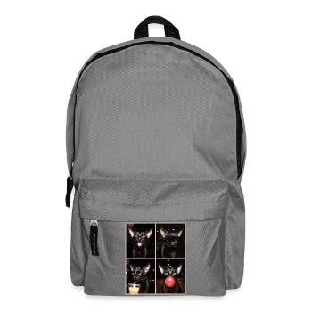 Katzen Orientalisch Kurzhaar Katze - Rucksack - Mittelgrau - Vorne