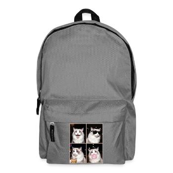 Katzen Ragdoll Katze - Rucksack - Mittelgrau - Vorne