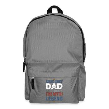 Sous Chef Dad The Idol The Culinary Professional - Rucksack - Mittelgrau - Vorne