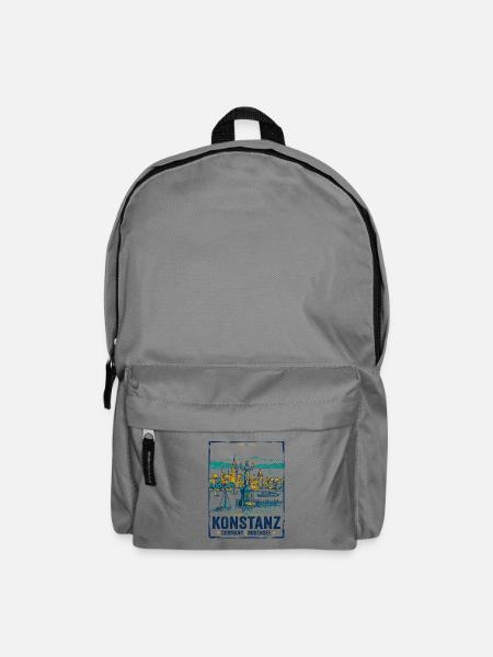 Konstanz Germany Bodensee Skyline Novelty For - Rucksack - Mittelgrau