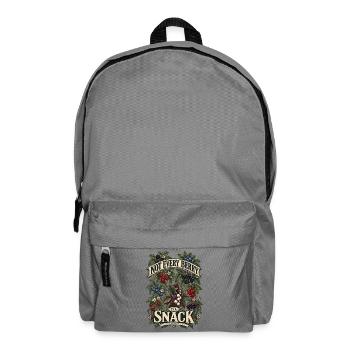 Nicht Jede Beere Ist Ein Snack Vintage Botanische - Rucksack - Mittelgrau - Vorne