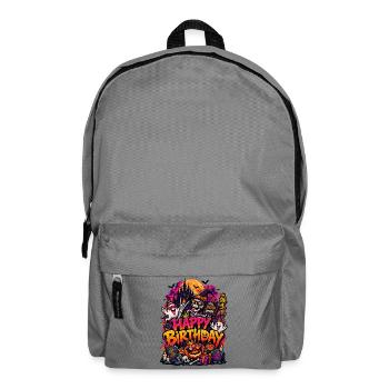 Happy Birthday Halloween Bash - Rucksack - Mittelgrau - Vorne