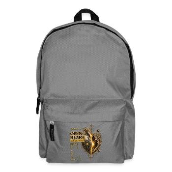 2618-3Y 3YE ABTEILUNG – OFFENES HERZ - Rucksack - Mittelgrau - Vorne