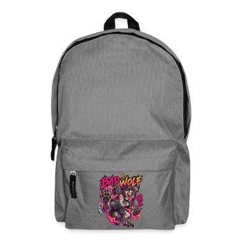 Bad Wolf Neon Flammenwolf - Rucksack - Mittelgrau - Vorne