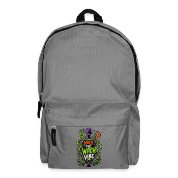 100% That Witch Vibe Halloween-Trank - Rucksack - Mittelgrau - Vorne