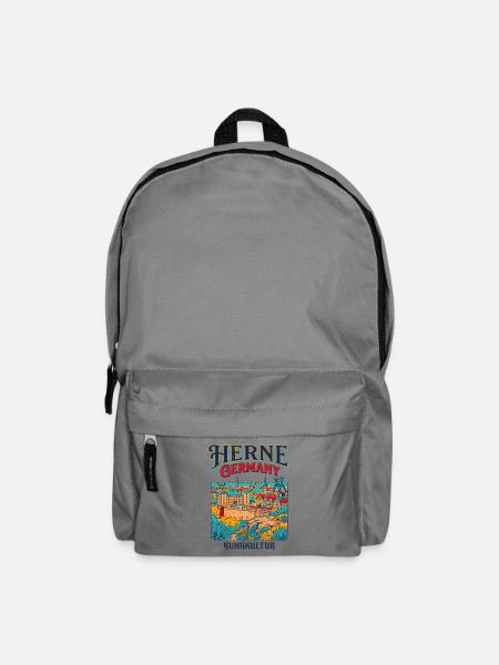 Herne Germany Ruhrkultur City Skyline Cottbus - Rucksack - Mittelgrau
