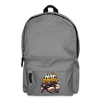 Nap-Dynastie-Welpe gekrönt in Snooze - Rucksack - Mittelgrau - Vorne
