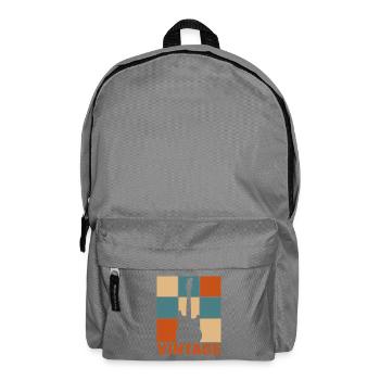 Retro-Gitarrist Sunset Vintage E-Gitarre - Rucksack - Mittelgrau - Vorne