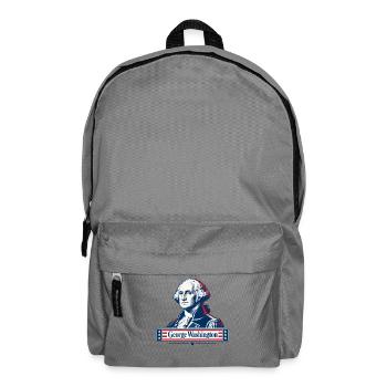 Patriotisches historisches Führungsbild - Rucksack - Mittelgrau - Vorne