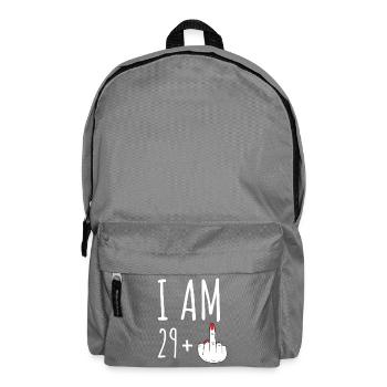 29 Plus 30 Geburtstag Frau Lustiger Spruch - Rucksack - Mittelgrau - Vorne