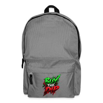 Burn the Dip – Krypto Graffiti - Rucksack - Mittelgrau - Vorne