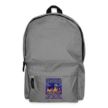 Sighisoara Transylvania Groovy Halloween Bats - Rucksack - Mittelgrau - Vorne