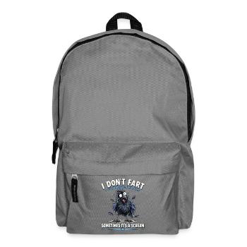 I Dont Fart - Rucksack - Mittelgrau - Vorne