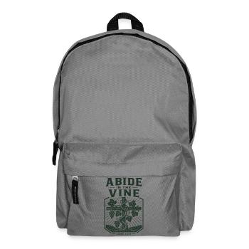 Bleib in der Ranke - Rucksack - Mittelgrau - Vorne