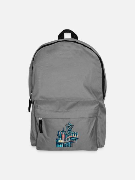 Landschaftspark Duisburg Retro - Rucksack - Mittelgrau
