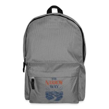 Der Enge Weg - Rucksack - Mittelgrau - Vorne