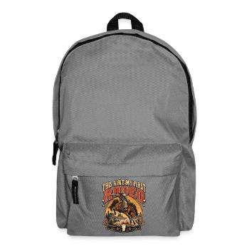 Das ist nicht mein erstes Rodeo - Rucksack - Mittelgrau - Vorne