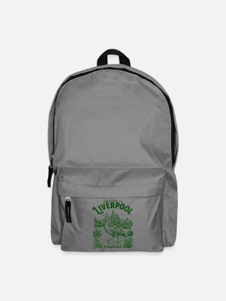 Welcome To Liverpool England City Art - Rucksack - Mittelgrau