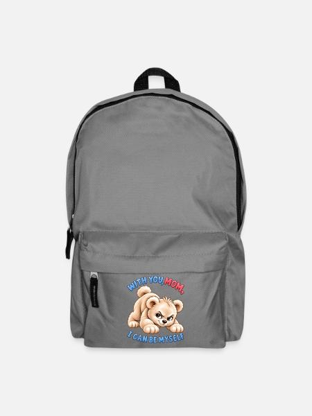 Cheeky Bear – Ich kann ich selbst sein - Rucksack - Mittelgrau