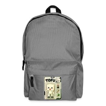 Tofu-Spielzeug-Actionfigur Charm - Rucksack - Mittelgrau - Vorne