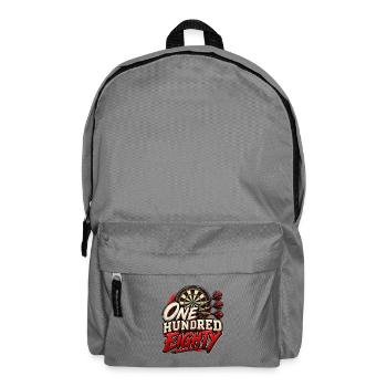 Dart Dartspieler One hundred eighty Dartscheibe - Rucksack - Mittelgrau - Vorne