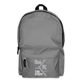 Aufzug - Rucksack - Mittelgrau - Vorne